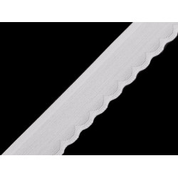 Guma bieliźniana / lamówka miękka szerokość 25 mm - Off white (1 Metr)