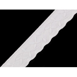 Guma bieliźniana / lamówka miękka szerokość 25 mm - Off white (1 Metr)