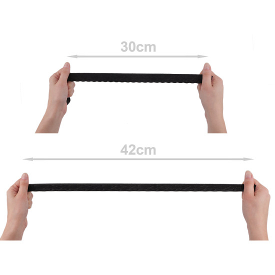 Wäsche-/einfassgummi fein, verziert, breite 25 mm - Off white (1 Meter) Wäsche-/einfassgummi fein, verziert, breite 25 mm - Off white (1 Meter)