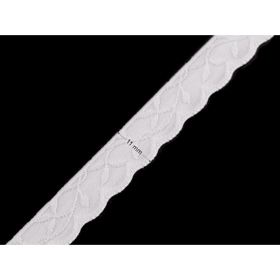 Guma bieliźniana / lamówka miękka szerokość 11 mm - Czarny (1 Metr) Guma bieliźniana / lamówka miękka szerokość 11 mm - Czarny (1 Metr)