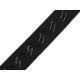 Elastic with silicone, width 25 mm - White (1 Meter)