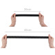 Elastic with silicone, width 25 mm - White (1 Meter)