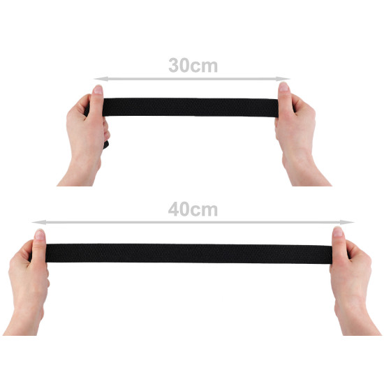 Banda elastica 30 mm - Negru (45 Metri) Banda elastica 30 mm - Negru (45 Metri)