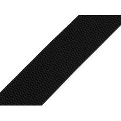 Elastic, width 40 mm - Black (1 Meter)