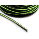 Round elastic band ø2.5 mm resembling a zipper - White (100 Meters) Round elastic band ø2.5 mm resembling a zipper - White (100 Meters)
