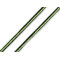 Banda elástica redonda de ø2,5 mm con forma de cremallera - Verde amarillo (100 Metros)