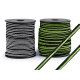 Round elastic band ø2.5 mm resembling a zipper - White (100 Meters) Round elastic band ø2.5 mm resembling a zipper - White (100 Meters)