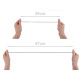 Round elastic band ø2.5 mm resembling a zipper - White (100 Meters) Round elastic band ø2.5 mm resembling a zipper - White (100 Meters)