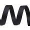 Bande de pantalon, largeur 14 mm - Noir (200 Mètres)