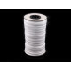 Taśma bawełniana tkana- troczki - szerokość 5 mm - White (10 Metry) Taśma bawełniana tkana- troczki - szerokość 5 mm - White (10 Metry)