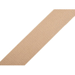 Taśma bawełniana szerokość 30mm wyrób czeski - Beżowa camel (25 Metry)