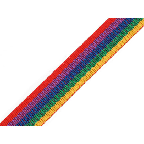 Gurtband aus polypropylen, breite 20 mm - Rot (25 Meter) Gurtband aus polypropylen, breite 20 mm - Rot (25 Meter)