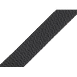 Gurtband aus polypropylen, breite 25 mm - Grau-trüb (100 Meter)