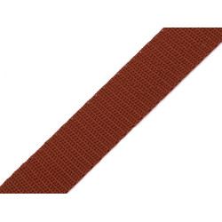 Gurtband aus polypropylen, breite 25 mm - Braun (100 Meter)