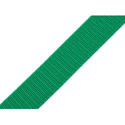 Gurtband aus polypropylen, breite 25 mm - Smaragdgrün (100 Meter)