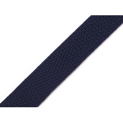 Gurtband aus polypropylen, breite 25 mm - Dunkelblau (100 Meter)