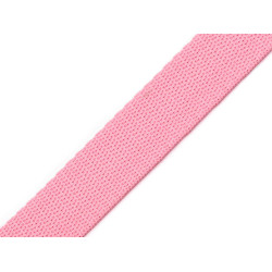 Gurtband aus polypropylen, breite 25 mm - Hellrosa (100 Meter)
