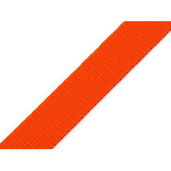 Gurtband aus polypropylen, breite 25 mm - Orange (100 Meter)