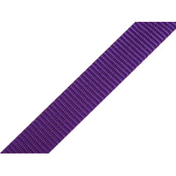 Polypropylene webbing / strap, width 15 mm - Violet (25 Meters)