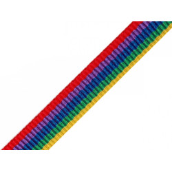 Polypropylene webbing / strap, width 15 mm - Multicolor (100 Meters)