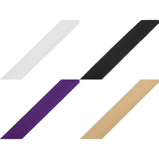 Polypropylene webbing / strap, width 15 mm - Multicolor (100 Meters) Polypropylene webbing / strap, width 15 mm - Multicolor (100 Meters)