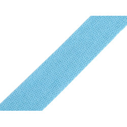 Taśma bawełniana szerokość 30 mm - Błękitny (5 Metry)