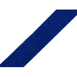 Baumwollband breite 25 mm - Saphir blau (5 Meter)