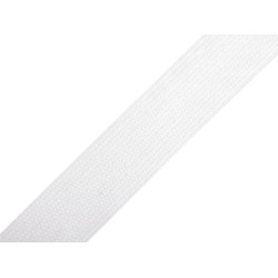 Baumwollband breite 25 mm - Weiß (25 Meter)