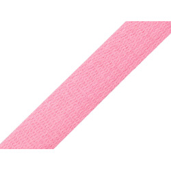 Baumwollband breite 25 mm - Rosa (5 Meter)