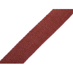 Baumwollband breite 25 mm - Braun (25 Meter)