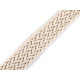 Braided webbing strap width 25 mm - Black (1 Meter) Braided webbing strap width 25 mm - Black (1 Meter)