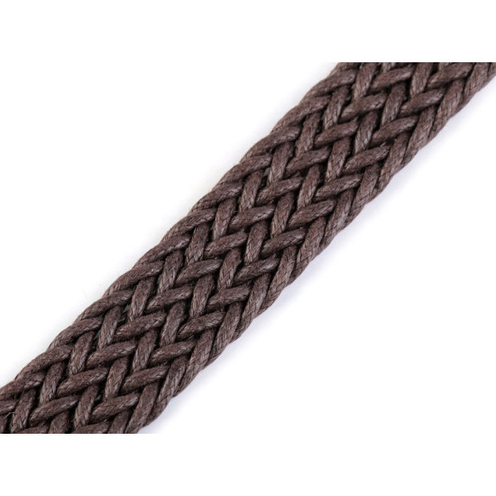 Braided webbing strap width 25 mm - Black (1 Meter) Braided webbing strap width 25 mm - Black (1 Meter)
