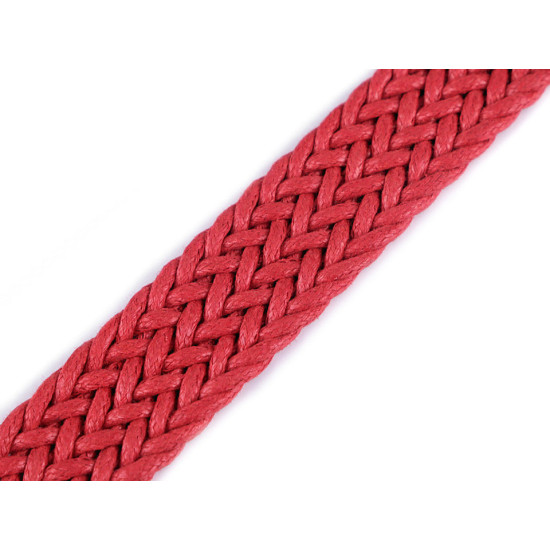 Braided webbing strap width 25 mm - Black (1 Meter) Braided webbing strap width 25 mm - Black (1 Meter)