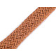 Braided webbing strap width 25 mm - Black (1 Meter) Braided webbing strap width 25 mm - Black (1 Meter)