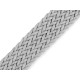 Braided webbing strap width 32 mm - Ecru light (1 Meter)