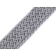 Braided webbing strap width 32 mm - Ecru light (1 Meter)
