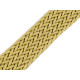 Braided webbing strap width 32 mm - Ecru light (1 Meter)