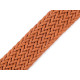 Braided webbing strap width 32 mm - Ecru light (1 Meter)