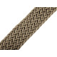 Braided webbing strap width 32 mm - Ecru light (1 Meter)