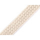 Braided webbing strap width 32 mm - Ecru light (1 Meter)