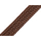 Braided webbing strap width 32 mm - Ecru light (1 Meter)