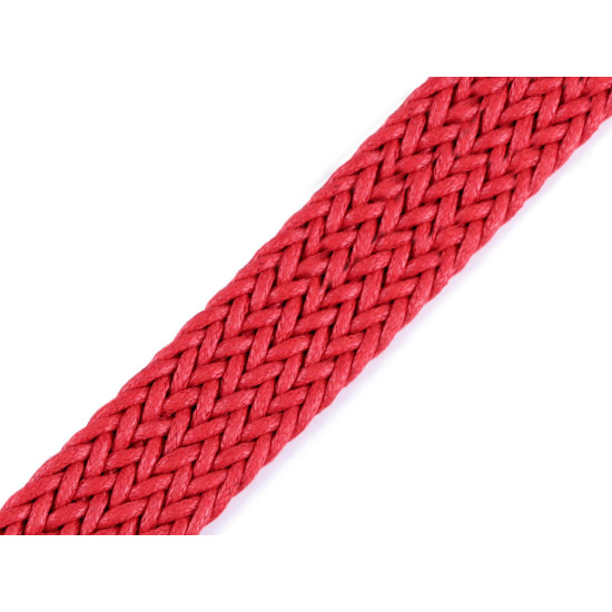 Braided webbing strap width 32 mm - Ecru light (1 Meter)