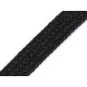 Braided webbing strap width 32 mm - Ecru light (1 Meter)