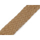 Braided jute webbing width 35 mm - Natural burlap (1 Meter) Braided jute webbing width 35 mm - Natural burlap (1 Meter)