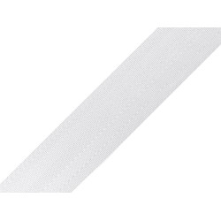 Taśma dwustronna szerokość 38 mm z połyskiem - White (1 Metr)