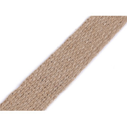 Taśma jutowa szerokość 30 mm - Naturalny (1 Metr)