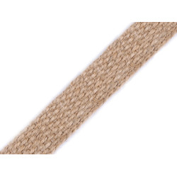 Taśma jutowa szerokość 20 mm - Naturalny (1 Metr)