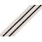 Cotton double-sided webbing width 38 mm - Ecru light (1 Meter)