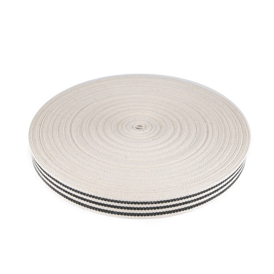 Taśma bawełniana dwustronna szerokość 38 mm - Naturalny jasny (1 Metr) Taśma bawełniana dwustronna szerokość 38 mm - Naturalny jasny (1 Metr)