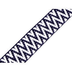 Taśma dwustronna szerokość 38 mm - Granatowy (1 Metr)